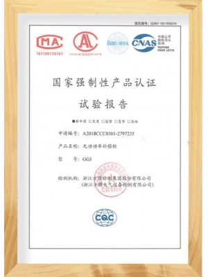 成套產(chǎn)品試驗(yàn)報(bào)告